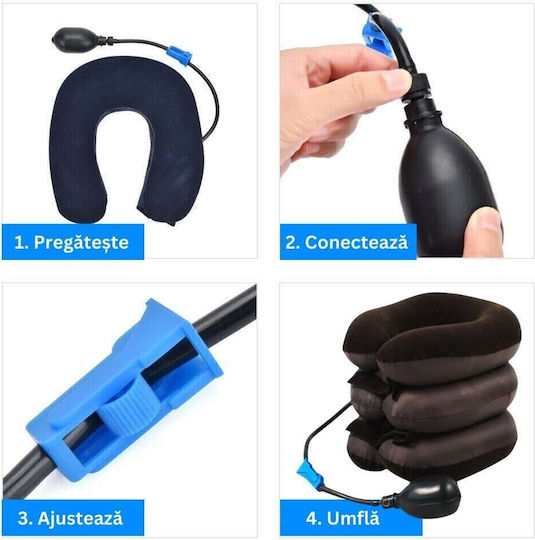 Pernă de masaj pentru gât, spate & corp Albastru