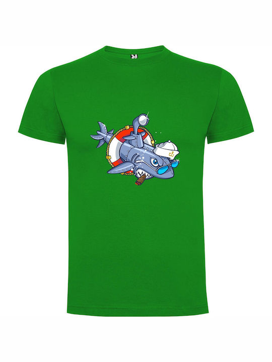 iLovePrints Marine Mecha Mashup T-shirt Green