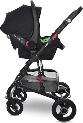 Lorelli Alba Premium Adjustable 3 in 1 Baby Stroller Suitable for Newborn Loden Green 11.15kg