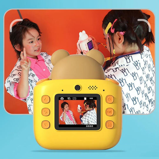 Wowkids WOW-K64-YL Παιδική Φωτογραφική Μηχανή 26MP Κίτρινη