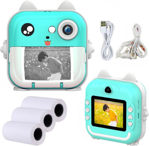 Q5 Children's Camera with Thermal Printing Blue