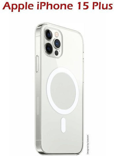 Swissten Umschlag Rückseite Silikon / Kunststoff Transparent (iPhone 15 Pro)