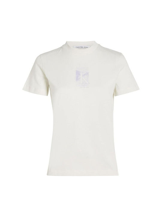 Calvin Klein Femeie Tricou Alb