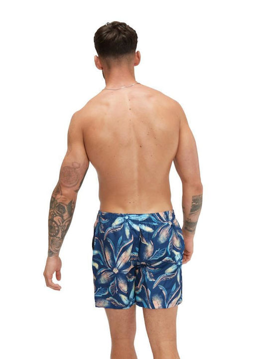 Speedo Digital Men's Swimwear Shorts Dark blue with Patterns