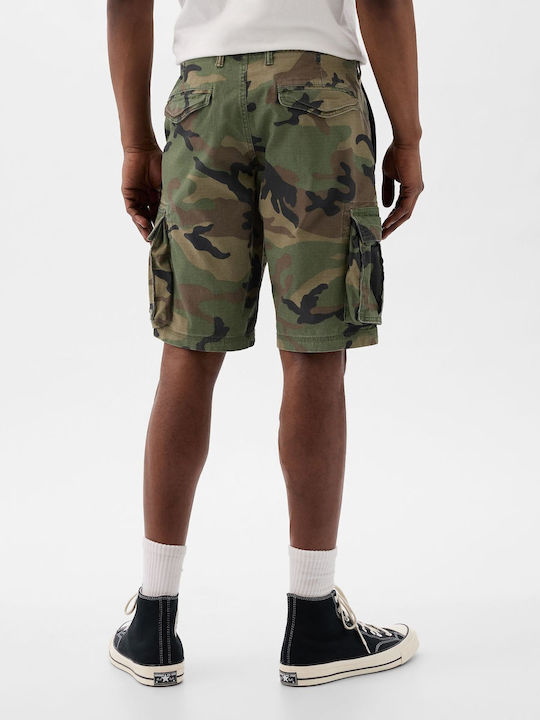 Bermudă de Bărbați Camo Green