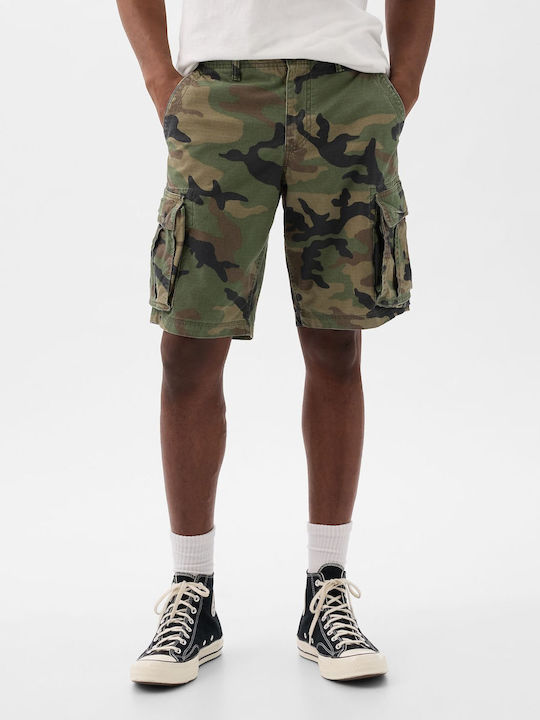 Bermudă de Bărbați Camo Green