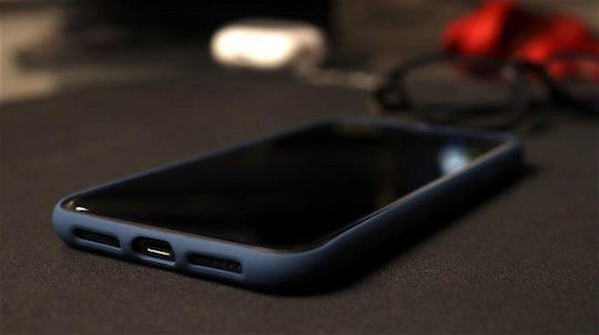 Swissten Back Cover Silicon Albastru (iPhone 15 Pro)