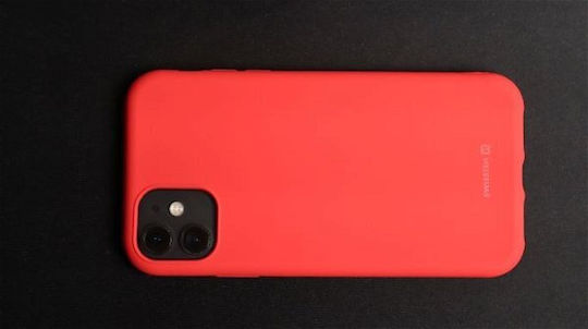 Swissten Back Cover Silicon Roșu (iPhone 15 Pro)