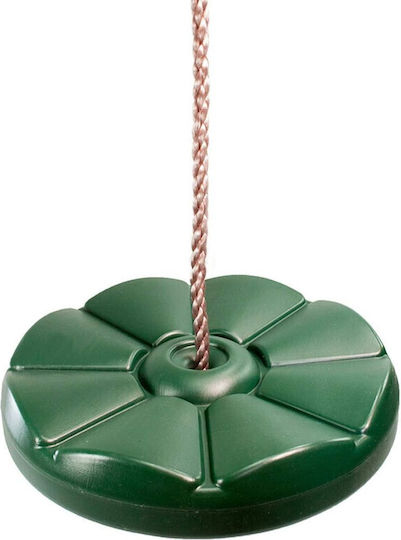 Κούνια Disc Agățată Plastică 29x29cm pentru 2+ Ani Verde