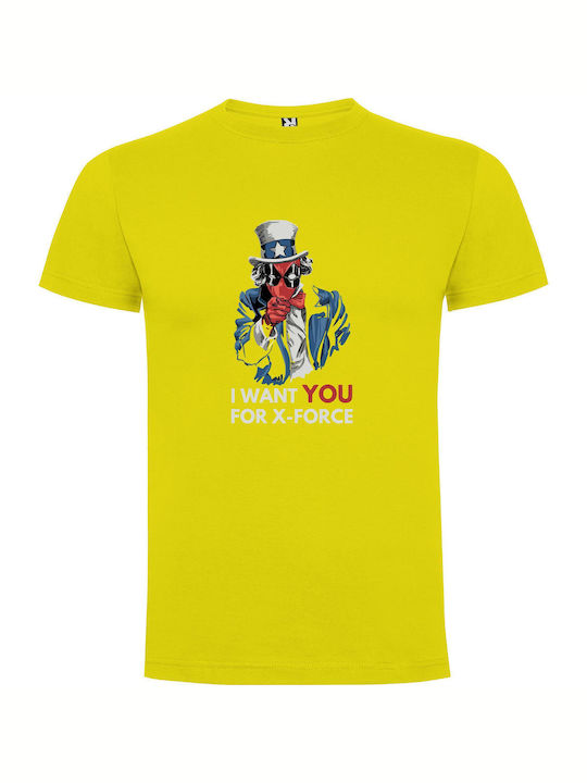 iLovePrints X-force Recruitment Extravaganza T-shirt Yellow