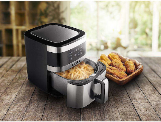 Tesla Q60 XL Air Fryer 6lt Ασημί
