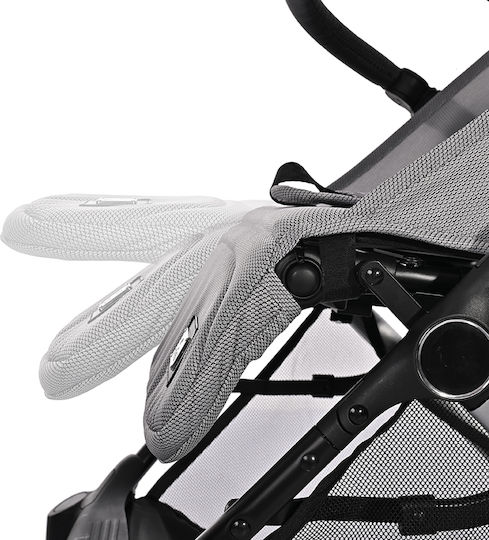 Lorelli Ribera Baby Stroller Suitable from 6+ Months Grey Icy 7.3kg