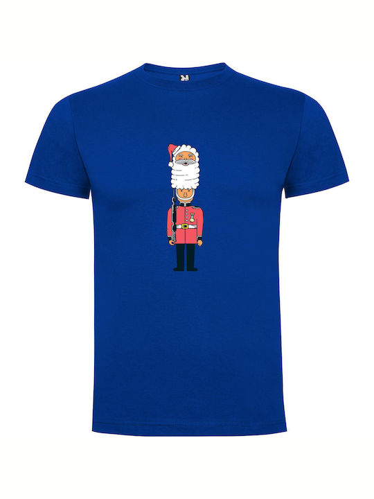 iLovePrints Jolly Nutcracker Illustration T-shirt Blau