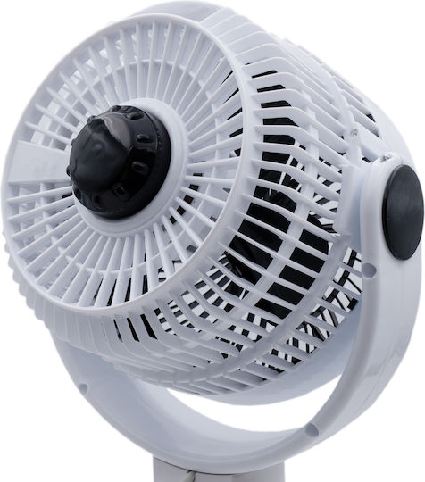 Uncle George Επιτραπέζιος Ανεμιστήρας 20W Διαμέτρου 23cm Λευκός