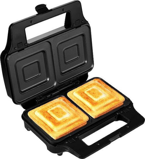 Sencor Sandwich Maker for for 2 Sandwiches Sandwiches 900W Gray