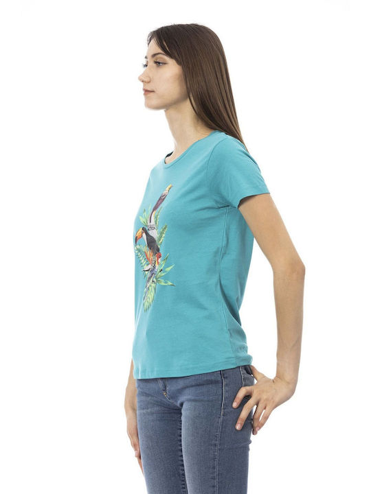 Trussardi Women's T-shirt Turquoise