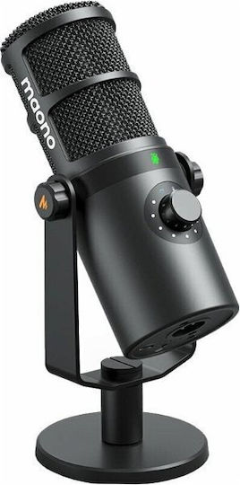 Maono PD400X Δυναμικό Микрофон XLR Шоково монтиран в Черен Цвят
