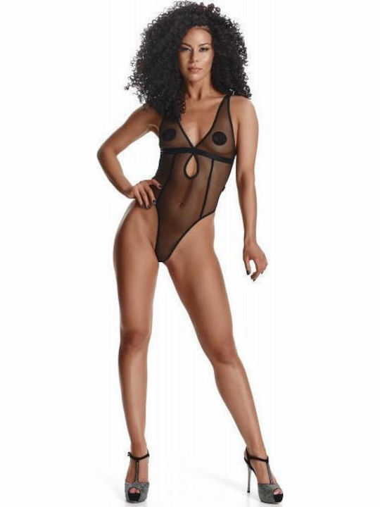 Boss Of Toys Ladyx Mireia Sexy Κορμάκι Διχτυωτό Μαύρο