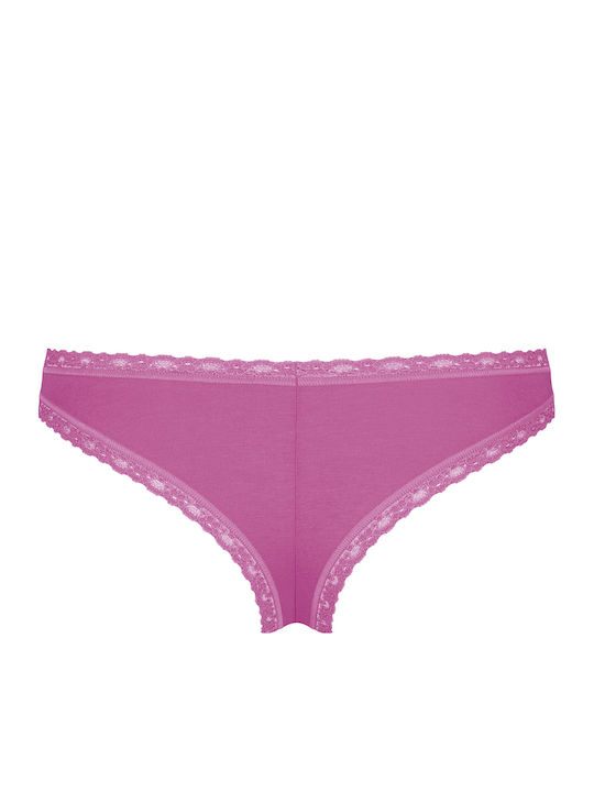24/7 Weekend H Βαμβακερά Femei Brazilia 3Pack Peach-lila-yellow