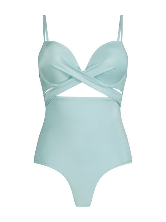 Цял Бански с Отвори Eggshell Blue
