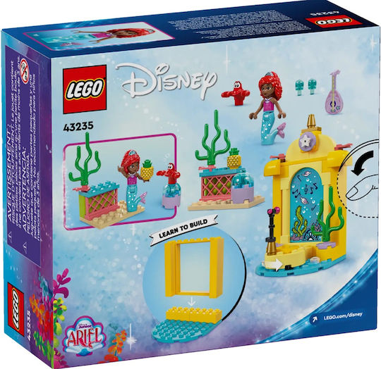 LEGO Disney Ariel's Музикална Сцена за 4+ Години 60 Бройки