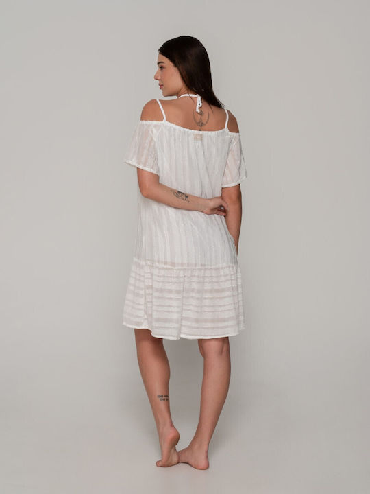 Luna Women's Beachwear Dress Ivory