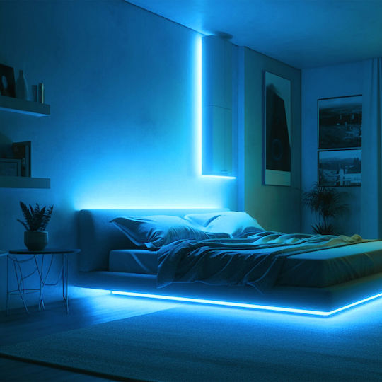 Ksix Smart Ταινία LED Wi-Fi RGB Φως 5m με Τηλεχειριστήριο