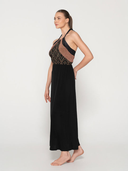Luna Feminin Lung Rochie de Plajă Multicolor