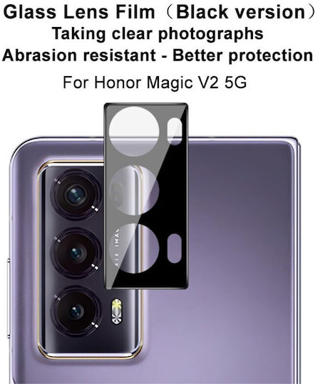 Προστασία Κάμερας Tempered Glass Μαύρο για το Honor Magic V2 5G
