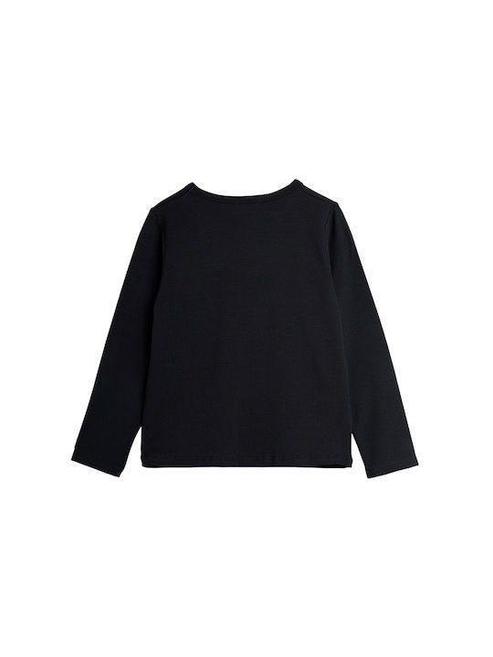 Mini Rodini Kids Blouse Long Sleeve Black