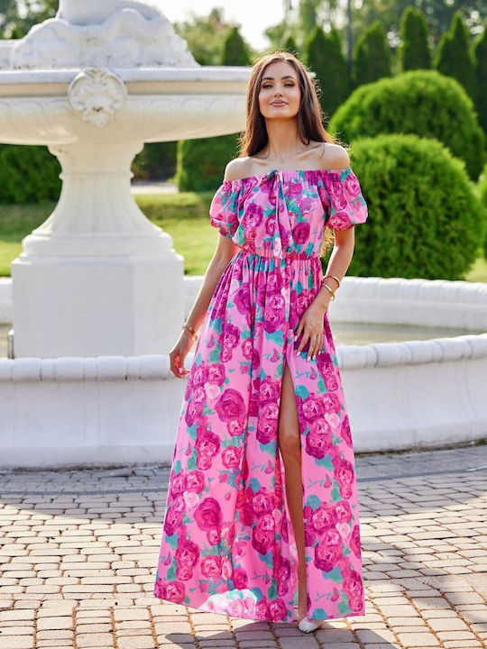 Roco Fashion Maxi Βραδινό Φόρεμα