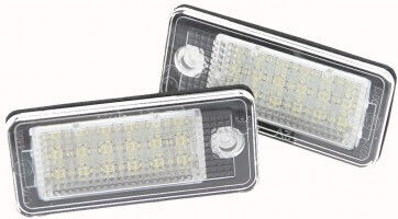 Lumini pentru plăcuțele de înmatriculare Lumini LED pentru Audi A6 2buc