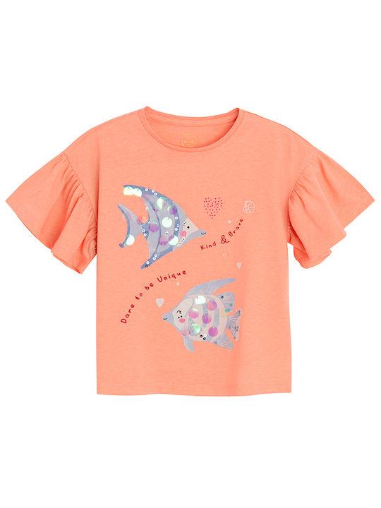 Cool Club Kids' Blouse Short Sleeve Pink