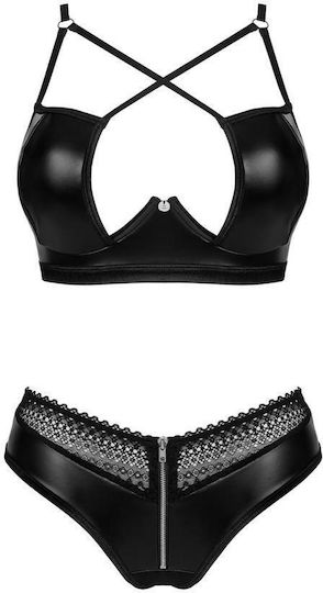 Boss Of Toys Norides Sexy Dessous-Set Mit Spitze & Straps Beiges 2Stücke