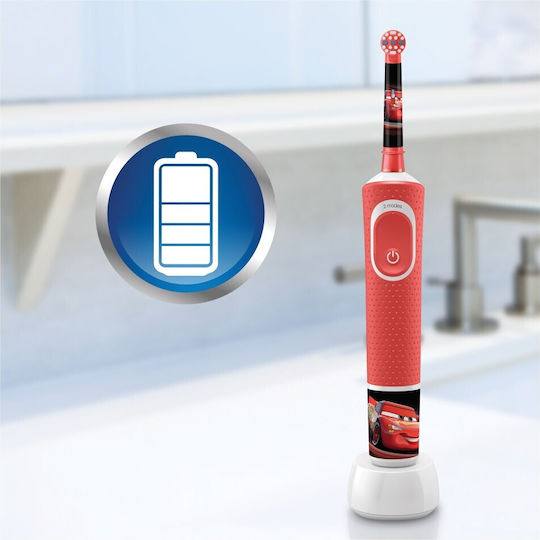 Oral-B Vitality Electric Toothbrush for 3+ years Cars Red