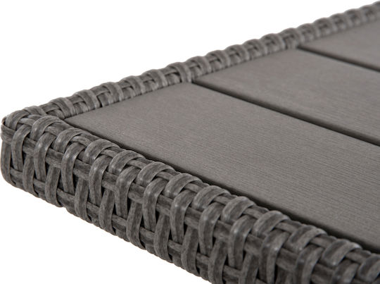 Outdoor Living Room Set Carson 2 Pieces Gray with Pillows
