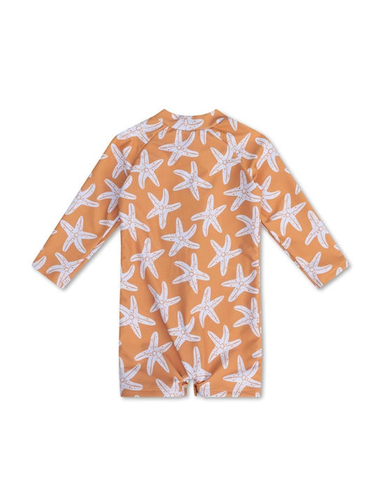 Swim Essentials Kids Swimwear Long Sleeve Swimsuit Orange SWE-2023SE791