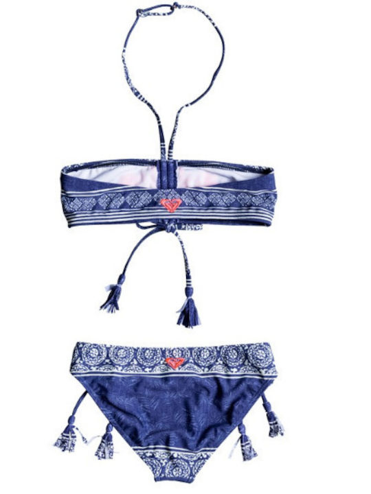 Roxy Kinder Badeanzug Bikini Blue & Pink