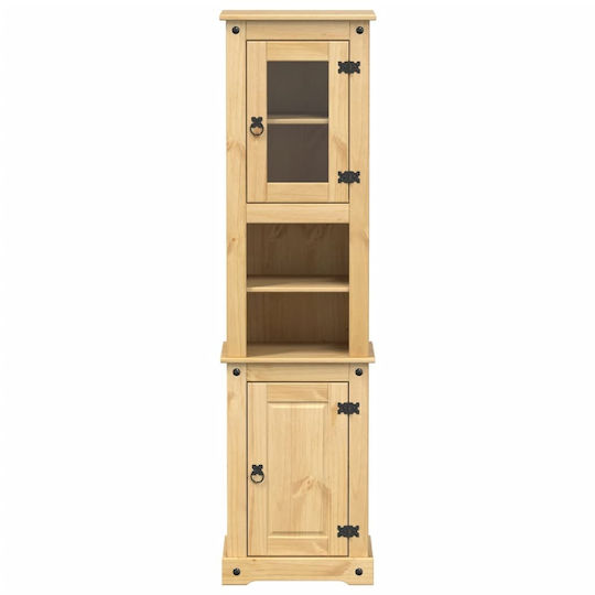 vidaXL Ντουλάπι Μπάνιου 50x40x185cm Καφέ