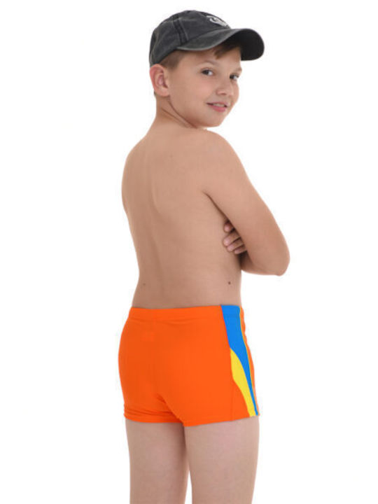 MiandMi Kinder Badeanzug Badeshorts Orange-blue