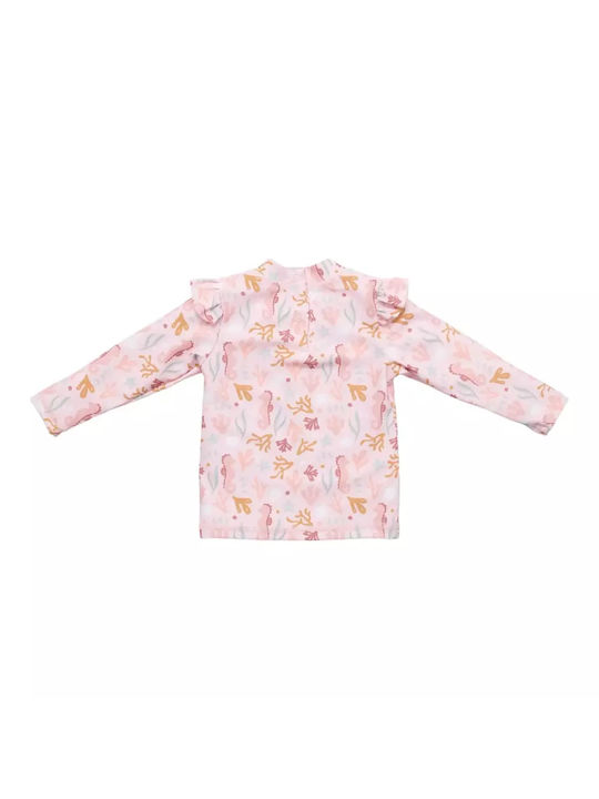 Little Dutch Kids Swimwear UV Long Sleeve Shirt Pink