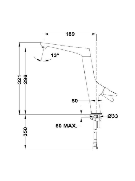 Teka Sn 915 Küchenarmatur Zähler Silber