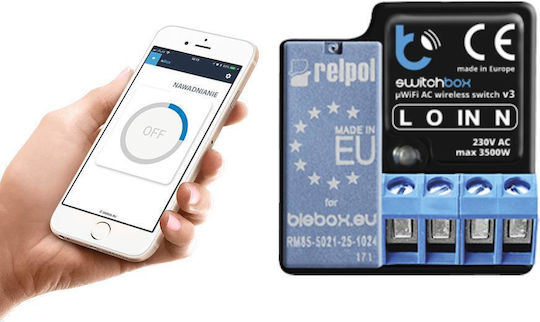 Blebox Switchbox Smart Switch 1 Καναλιού Wi-Fi 16A