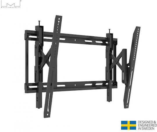 Multibrackets Wall MB-6299 Βάση Τηλεόρασης Τοίχου έως 86" και 60kg Μαύρο