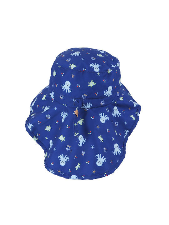 Flapjackkids Kinderhut Stoff Upf50 Blau