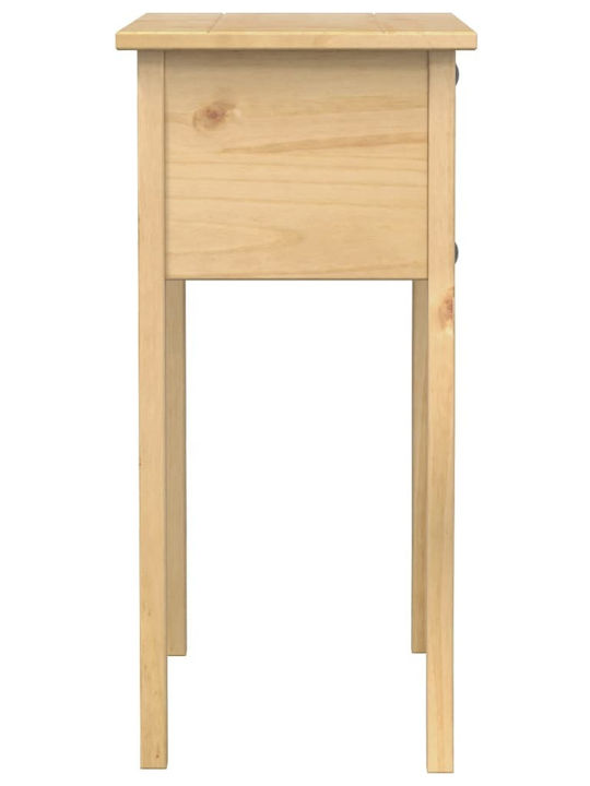 Corona Solid Wood Console Table Solid Pine Wood Solid Pine Wood L73xW35xH73cm
