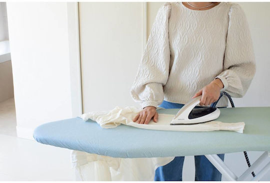 Brabantia Soothing Sea Ironing Board For Steam Iron Foldable 124x45cm