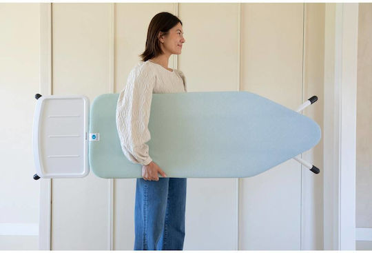 Brabantia Soothing Sea Ironing Board For Steam Iron Foldable 124x45cm