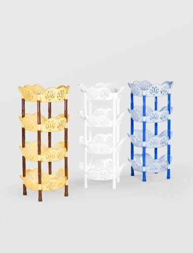 Sterk Ραφιέρα Κουζίνας Πλαστική Πολύχρωμη 40x40x86cm Sterk Ραφιέρα Κουζίνας Πλαστική Πολύχρωμη 40x40x86cm
