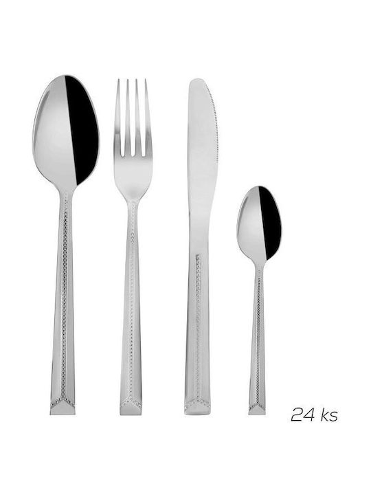 Orion Cutlery Set Stainless Gray 24pcs